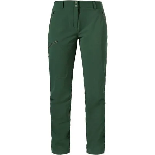 SCHÖFFEL Damen Hose Pants Ascona Warm L - Wanderhose für Damen, wasserabweisend und mit 4-Wege-Stretch für optimale Bewegungsfreiheit. Ideal für kalte Tage durch aufgeraute Innenseite und hervorragenden Feuchtigkeitstransport.
