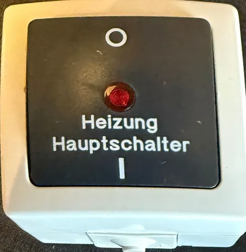 Kopp Heizungshauptschalter beleuchtbar Nautic Feuchtraum Schalter Heizung Neu