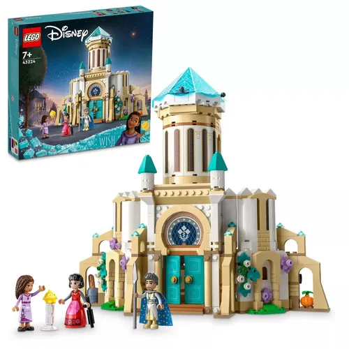 LEGO Disney 43224 König Magnificos Schloss - 4-geschossiges Schloss mit 3 Spielfiguren und zusätzlichem Modell für fantasievolles Erkunden
