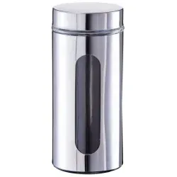 Zeller Vorratsglas Edelstahl 19947 , Fassungsvermögen: 1200 ml