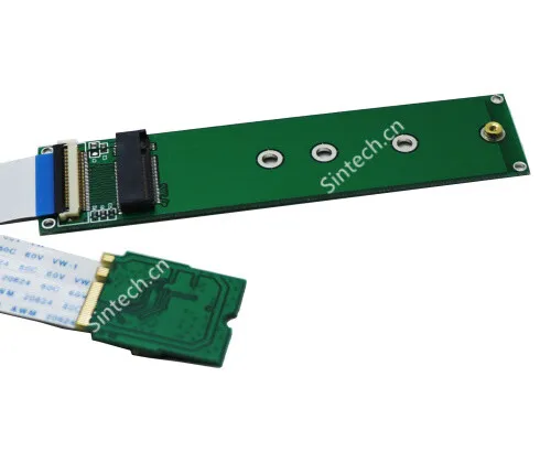 M.2 (NGFF) NVME SSD auf M2 A/E Key WiFi Port mit 20 cm Kabel - Festplatten - Ideal für den schnellen Datentransfer und einfache Integration in Ihr System dank 20 cm Kabel.