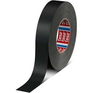 tesaband 4651 Premium 38mmx50m schwarz - Klebeprodukte: Hochwertiges Gewebeband mit Kunststoffbeschichtung, ideal für professionelle Anwendungen und extrem robust.