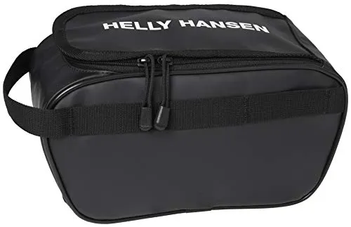 Helly Hansen Unisex Scout Waschtasche, Black, STD - Robuste und wasserfeste Reisewaschtasche aus 600D-Polyester, ideal für sicheres Reisen. Mit praktischer Netztasche und Aufhängeschlaufe für einfachen Zugriff.