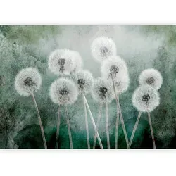 Produktbild artgeist Fototapete, Grau, Grün, Textil, Blume, 100x70 cm, CE, Tapeten & Wandverkleidungen, Fototapeten