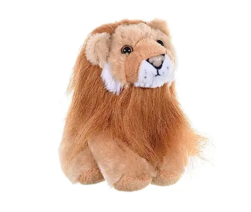 Wild Republic 10869 Plüsch Löwe Cuddlekins Kuscheltier, Plüschtier, 20cm, braun