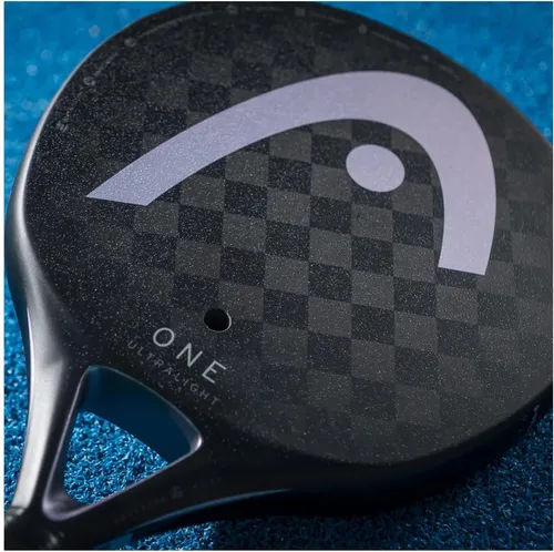 Head One Ultralight Padel Racket - Tennisschläger mit rundem Design und nur 300 g Gewicht. Der Comfort Foam sorgt für fehlerverzeihendes Spiel und absorbiert Vibrationen, ideal für Anfänger und Freizeitspieler.