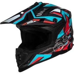 IXS iXS363 2.0 Motocross Helm XL, schwarz-blau - Motorradhelm mit optimaler Belüftung und waschbarem Innenfutter für hohen Tragekomfort und Sicherheit beim Fahren.