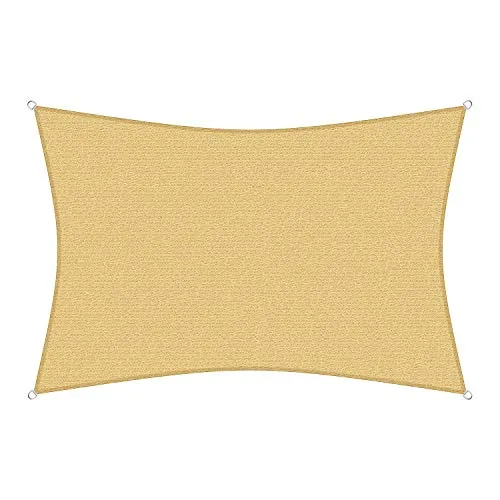 sunprotect 12021 Professional Sonnensegel 6 x 4,5 m in beige von Gartenia Sunprotect