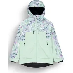 PICTURE EXA Jacke 2025 blurry water silt green - L - Snowboardjacke für Frauen mit 20K Wasserdichtigkeit, ideal für optimale Performance und Komfort auf der Piste. Aus 100% Circular Polyester gefertigt, bietet sie hervorragende Isolierung und zahlreiche funktionale Features.