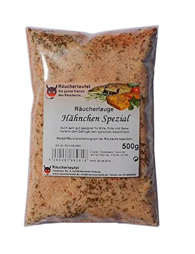 Räucherteufel Räucherlauge Hähnchen Spezial 500g, Geflügel-Räucherlauge, Hähnchen, Pute, Ente, Gans