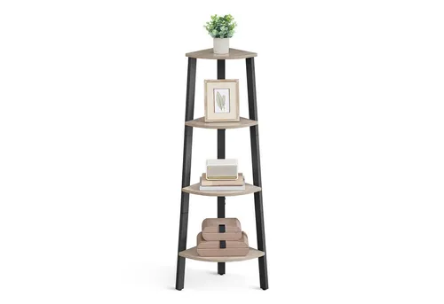 VASAGLE Eckregal mit 4/5 Ebenen von VASAGLE