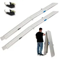 Produktbild TRUTZHOLM 2 x Auffahrrampen klappbar 307 cm