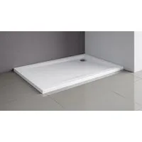 Schulte Duschwanne 80 x 120 cm aus Sanitär-Acryl in alpinweiß - Duschwannen aus hochwertigem Sanitär-Acryl, rutschfest und leicht zu reinigen, perfekt für ein modernes Badezimmer.