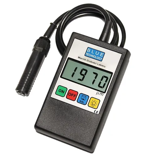Blue Technology Professional Schichtdickenmessgerät P-11-S-AL - Diagnose- Test- & Messwerkzeuge, präzise Messung von Lackdicken auf Stahl und Aluminium bis 2000 µm mit automatischer Erdungserkennung und 100 Stunden Batterielaufzeit.