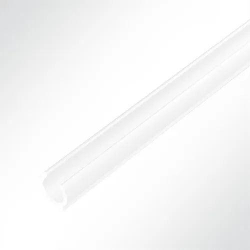 Lysel Kederschiene Kederleiste Alu C-Profil weiß RAL 9016 für Keder 5-9mm L: 2..