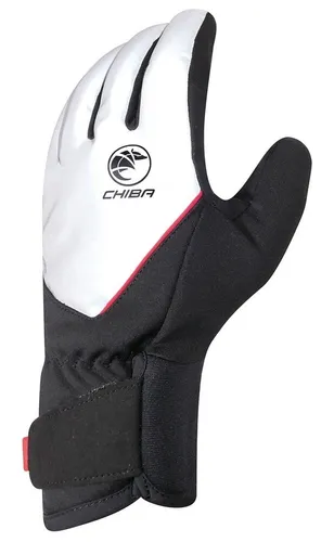 Chiba Winter-Fahrradhandschuhe Roadmaster Reflex silber/schwarz - Fahrradbekleidung mit winddichtem Softshell, ergonomischer Memory Foam Polsterung und reflektierenden Elementen für optimale Sichtbarkeit und Komfort beim Fahren.