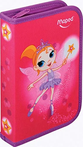 Maped 967812 SchLeretui Fairy, aus Polyester, Pink, BefLlt