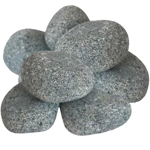 HARVIA Saunasteine R-995, 20 kg - Saunasteine Harvia R-995, 10-15 cm, optimal für gleichmäßige Wärmeverteilung und hervorragende Dampfbildung. Ideal für jede Sauna, genießen Sie entspannende Momente mit langlebigen, abgerundeten Steinen.