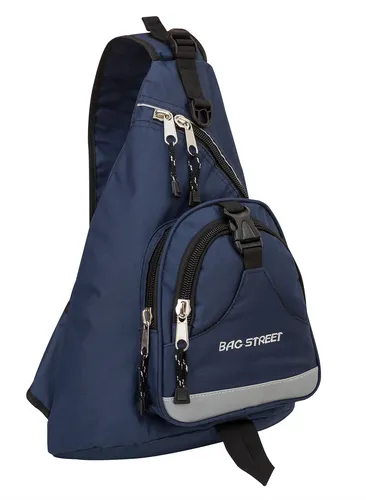 Bag Street Rucksack Bodybag Z-Bag Umhängetasche T0018 Blau