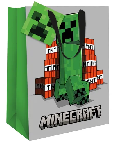 Geschenktüte Minecraft Creeper