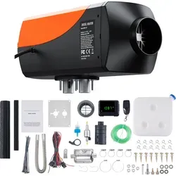 SucceBuy Diesel-Luftheizung, 12 V, 2 kW, mit LCD-Display und Fernbedienung für Auto, Bus, Wohnmobil