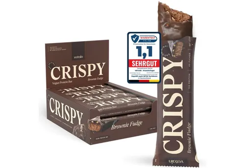 VETAIN Vegan Protein Riegel - 12g Protein pro Riegel - Riegel, 12 er - frei von Sucralose & Maltit à 55 g, 100% cleane Zutaten, frei von Sucralose & Maltit