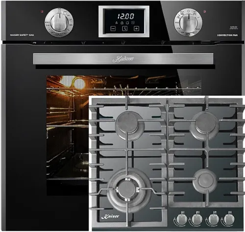 Kaiser Gas Herd Set EG 6374Sp + KCG 6383 – 60 cm