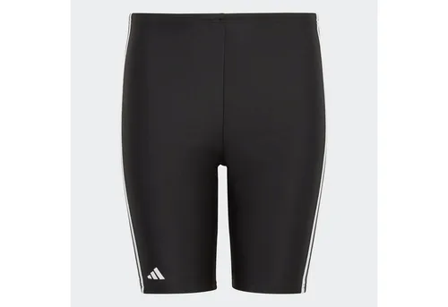 adidas Jungen Classic 3-Stripes Swim Jammers - Kinder-Bademode mit regulärem Schnitt, elastischem Bund und chlorresistentem Infinitex Fitness Eco Material für langanhaltende Freude beim Schwimmen.