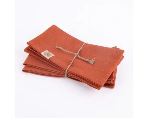 Stoffservietten Orange von SCHÖNER LEBEN.