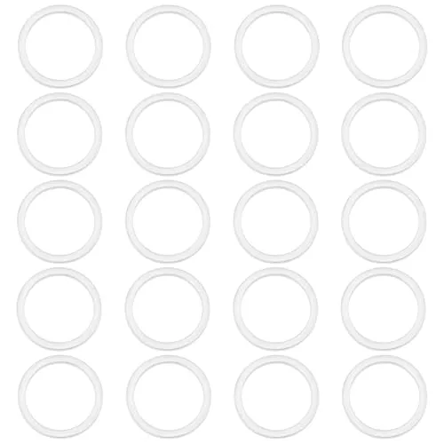 VGOL 20-teilige Aluminium-Ölablassschraubendichtung 07119963252 Ölablassschrauben-Quetschscheibe 16x20x1,5mm Ablassschraubendichtungen für Ölwanne Kompatibel mit BMW