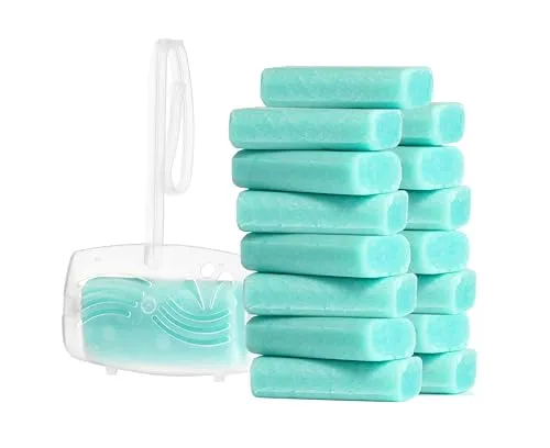 Produktbild AQUA CLEAN PUR Brillant 2in1 WC Duft- & Reinigungsspüler 16 Stück (Pinie)