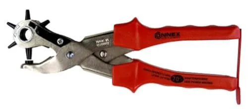 Revolverlochzange 250 mm Hebelübersetzung - Zangen für präzise Lochungen, mit hoher Hebelübersetzung für müheloses Arbeiten und hervorragende Ergonomie.