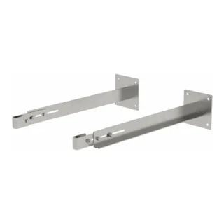 MUNK Wandhalter 800-900 mm Edelstahl - Wandanker aus Edelstahl mit 100 mm Wandabstand, Made in Germany. 15 Jahre Qualitätsgarantie für höchste Langlebigkeit und Zuverlässigkeit.