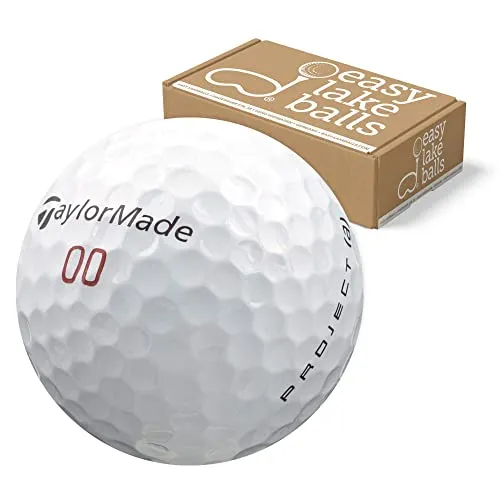 TaylorMade 25 Project A LAKEBÄLLE/GOLFBÄLLE - QUALITÄT AAA/AA, 3-SCHALEN, WEISS, 12 STÜCK, GOLF, GOLFBÄLLE