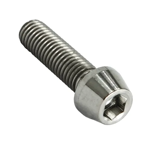 Titan M5x25 Schraube DIN 912 konisch ti tuning bike bolt cone hex natur