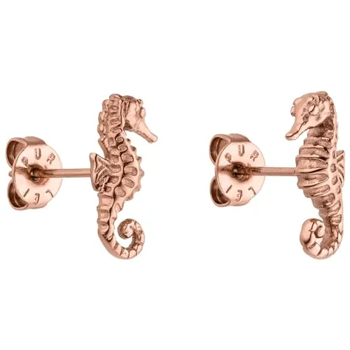 Purelei Paar Ohrstecker Seahorse in rosegold von PURELEI