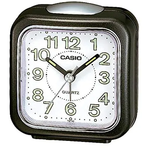 Casio Collection Unisex-Wecker TQ-142-1EF, Schwarz, Regular