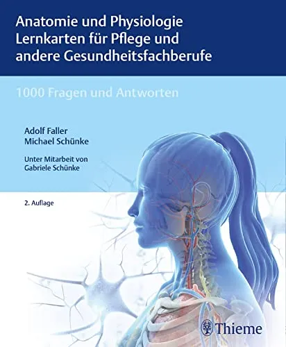 Anatomie und Physiologie Lernkarten für Pflegeberufe - Lernkarten für Medizinstudium, ideal zur schnellen Wiederholung und Vertiefung von Anatomie und Physiologie für angehende Pflegekräfte.