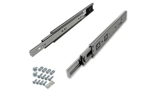 SO-TECH® Auszug Vollauszüge KV-45-H45-SE-MS Traglast 45 kg, Selbsteinzug, Länge 400 mm, 1 Paar inkl. Schraubenset