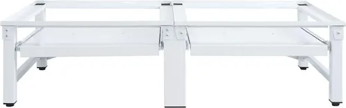 vidaXL Untergestell für Wasch- und Trockenmaschine mit Ausziehablagen - Sonstiges Wasch- & Bügelzubehör, stabiler Stahlrahmen mit 200 kg Tragfähigkeit und praktischen Ausziehablagen für zusätzlichen Stauraum.