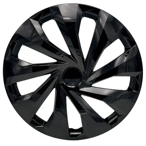 Trimak Radkappen 15 Zoll - 4er Set Silber Schwarz - Hochwertige 15-Zoll-Radkappen aus schlagfestem ABS-Kunststoff. Ideal zum Schutz und zur Aufwertung Ihrer Räder. Modernes Design in elegantem Schwarz, passend für viele Fahrzeugtypen.