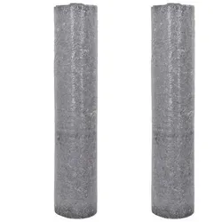 vidaXL Rutschfeste Malervliese 2 Stk. 25 m 220 g/m² Grau - Praktische Malervliese für sauberes Arbeiten, rutschfest und ideal für jeden Maler- und Renovierungsbedarf.