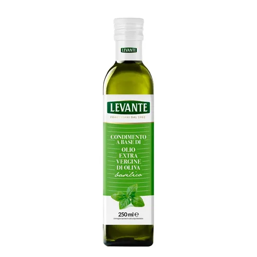 Natives Olivenöl extra mit Basilikum 250ml - Levante