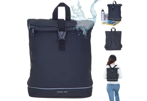 Daniel Ray Rucksack Damen Jeff - Wasserabweisender Cityrucksack - Rucksacktaschen in praktischer A4-Größe, wasserabweisend und mit geräumigen Fächern für optimalen Komfort unterwegs.