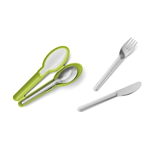 Tefal Clip & Go Besteck-Set, Stahl, klein, N1071810