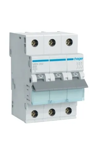 Hager MBN350 Leitungsschutzschalter 50A, 3-polig