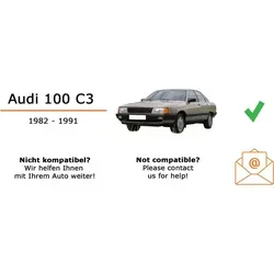JUST SOUND JVC KD-DB922BT Einbauset für Audi 100 C3