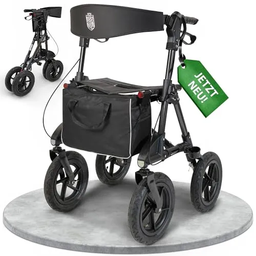 Rollator mit Luftreifen 30 cm