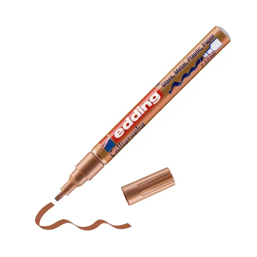 EDDING 753 GLANZLACKMARKER KALLIGRAFIE KUPER 1-2,5 MM NEU OVP