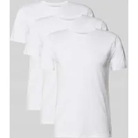 Tommy Hilfiger T-Shirt mit Rundhalsausschnitt im 3er-Pack in Weiss, Größe XXL